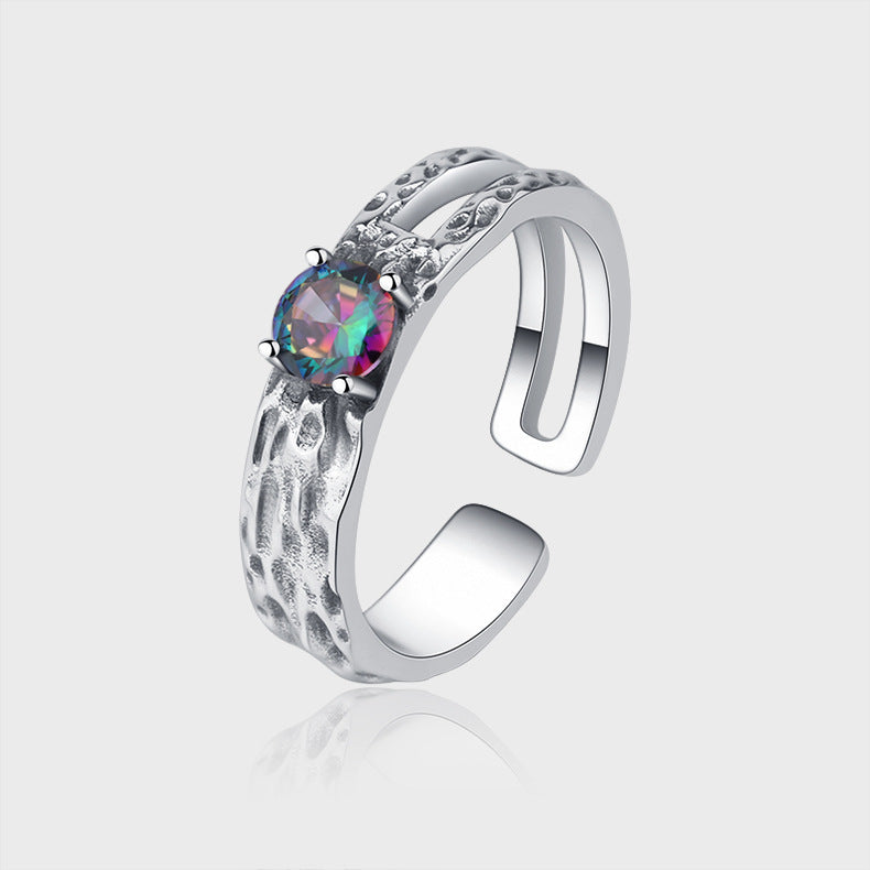 Lyra Textured Ring