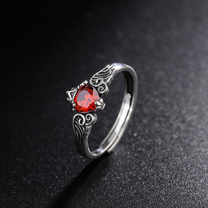 Adjustable Ornate Heart Ring