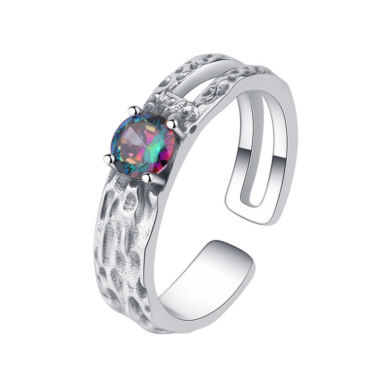 Lyra Textured Ring