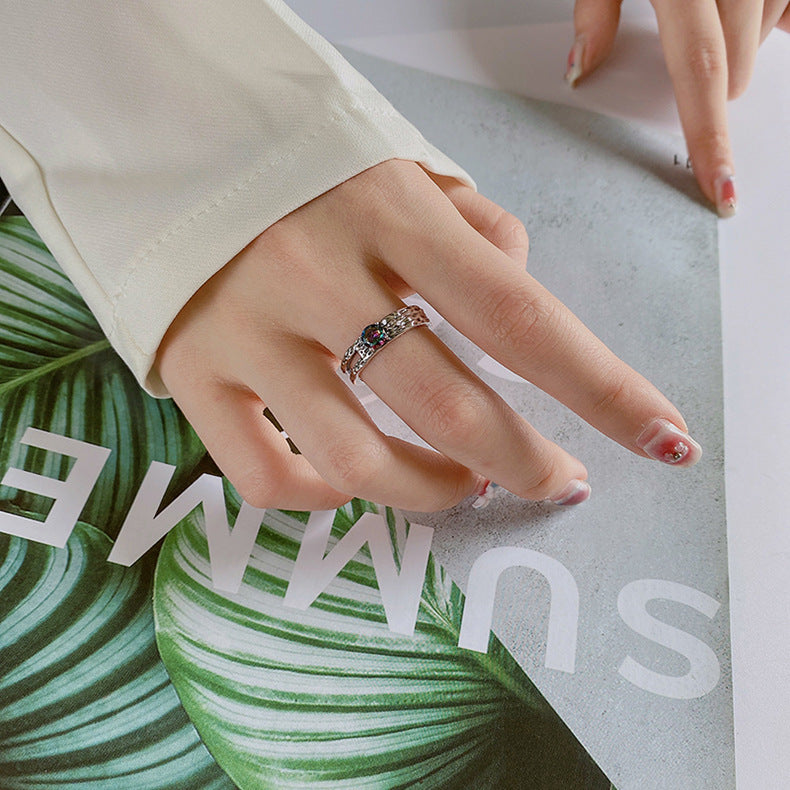 Lyra Textured Ring