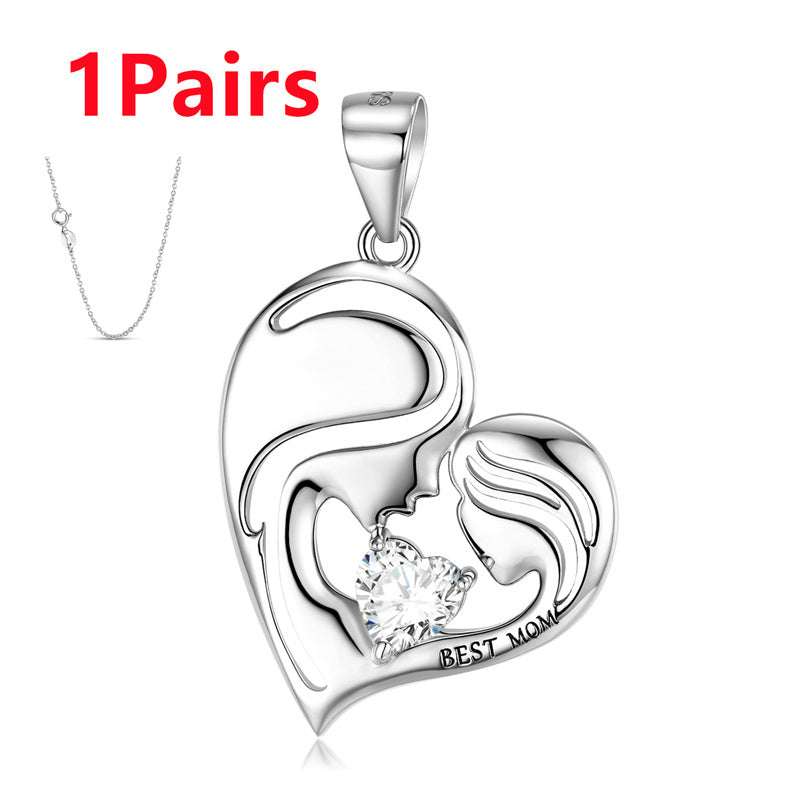 Forever Her Heart Birthstone Pendant