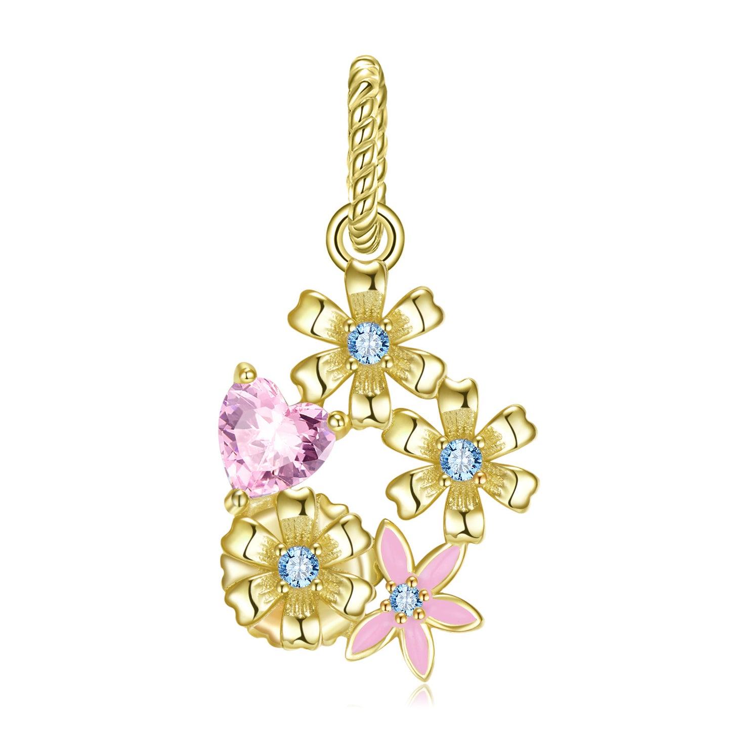 Birth Flower Charm Necklace – 12 Month Collection