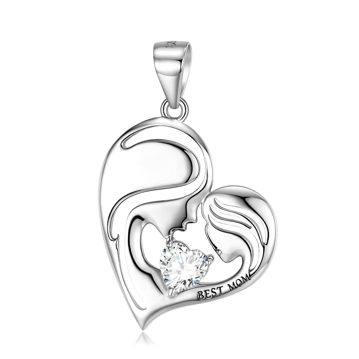 Forever Her Heart Birthstone Pendant