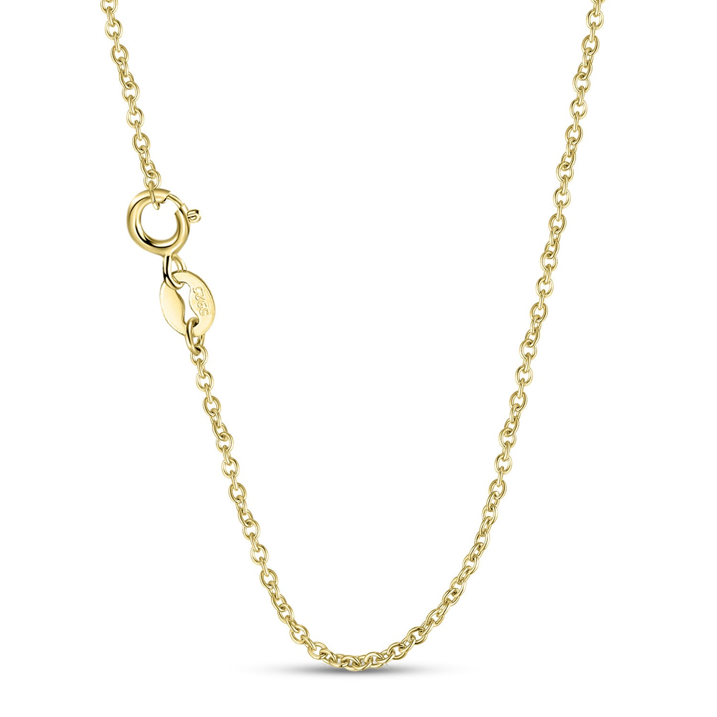 Charming Rabbit Pendant Necklace with Sparkling Circle Link
